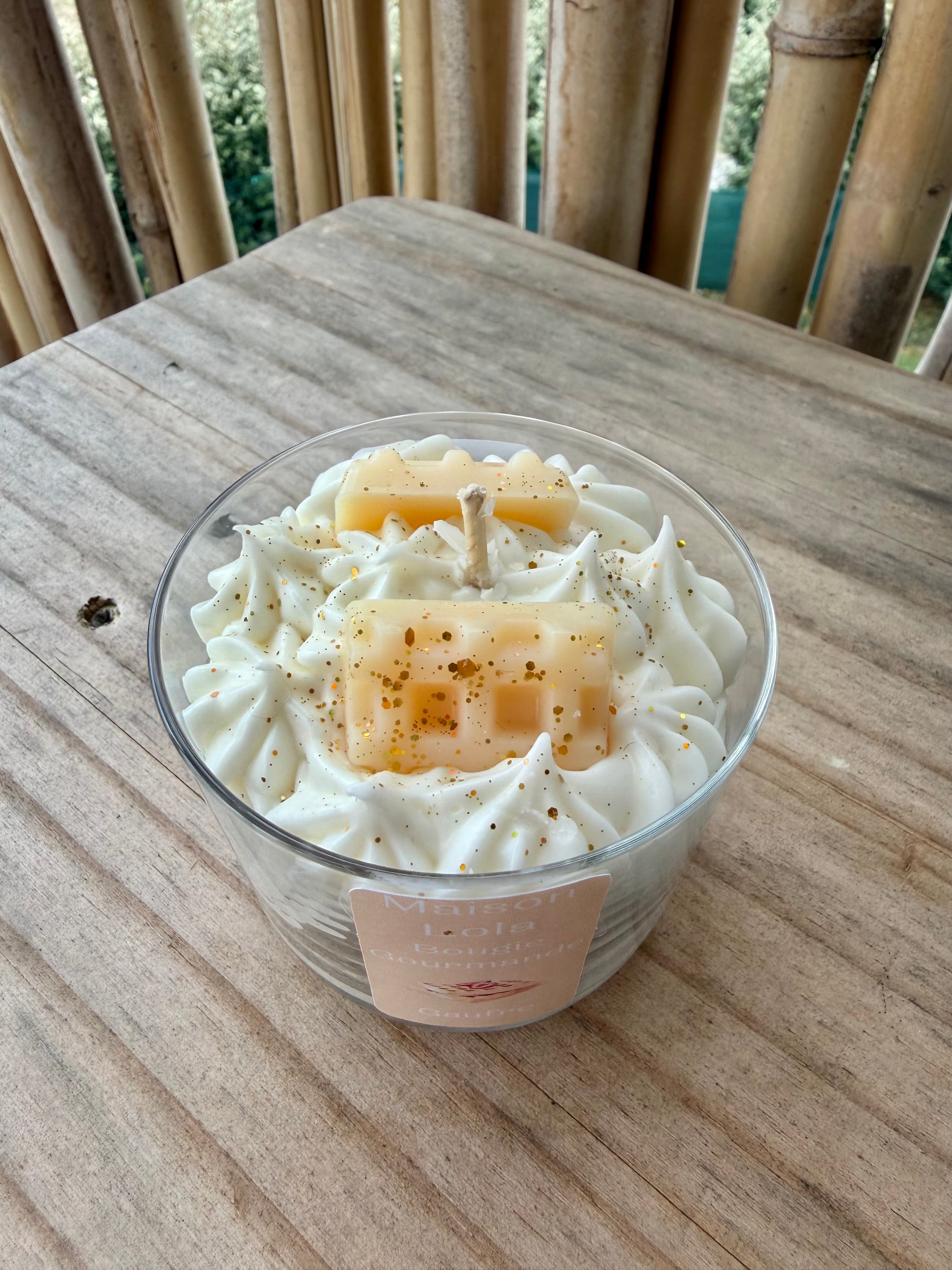 Bougie gourmande - Gaufre