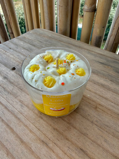 Bougie gourmande - Citron Meringué