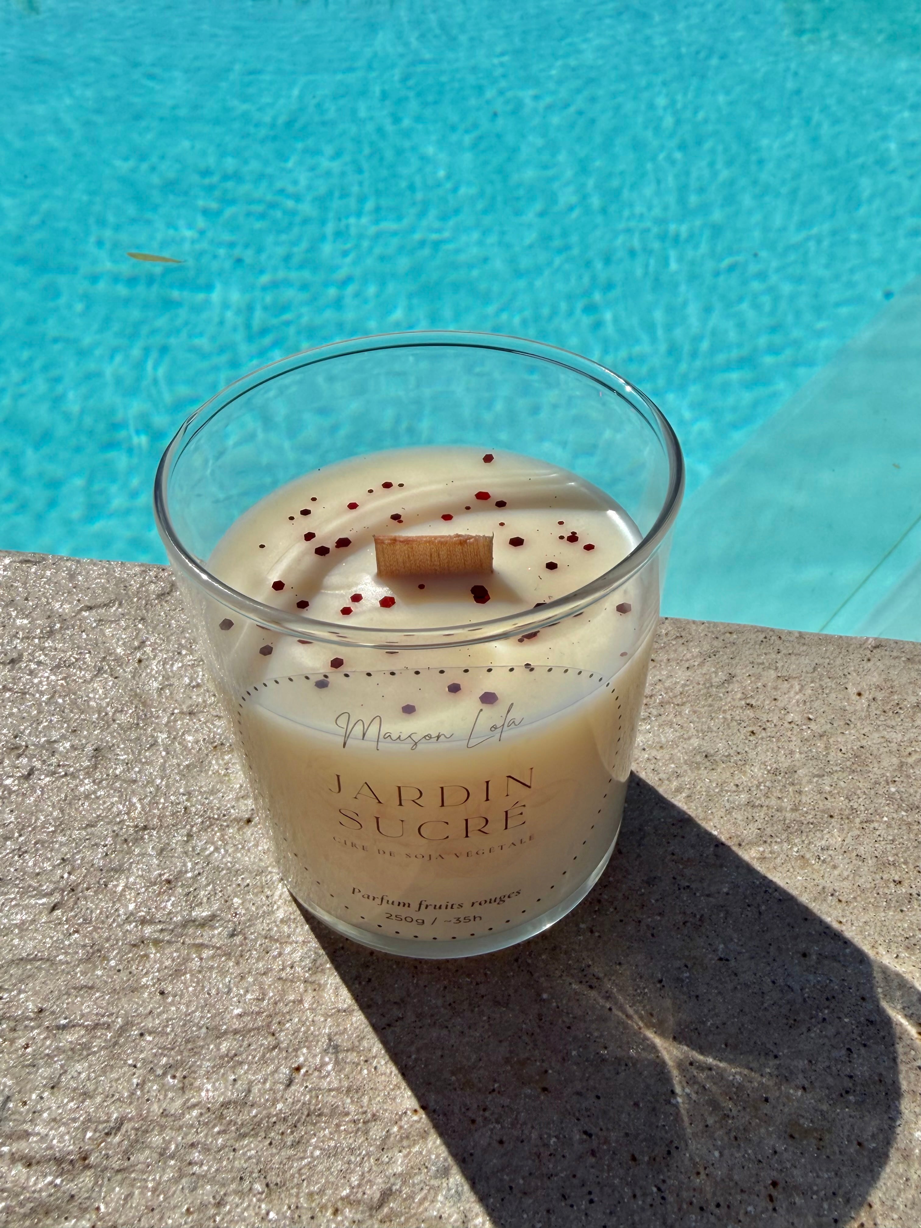 Bougie parfumée - Jardin sucré