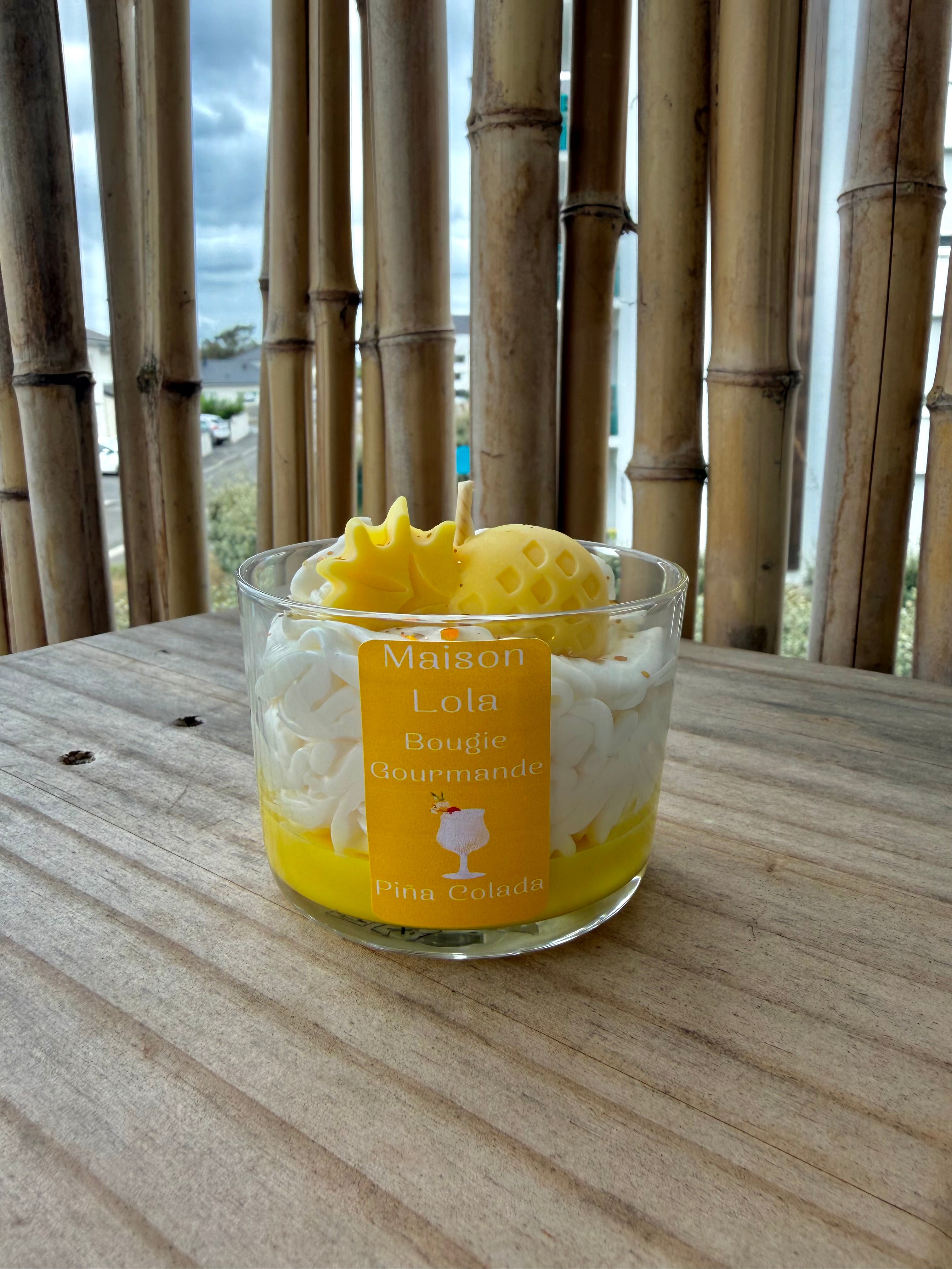 Bougie gourmande - Pina colada