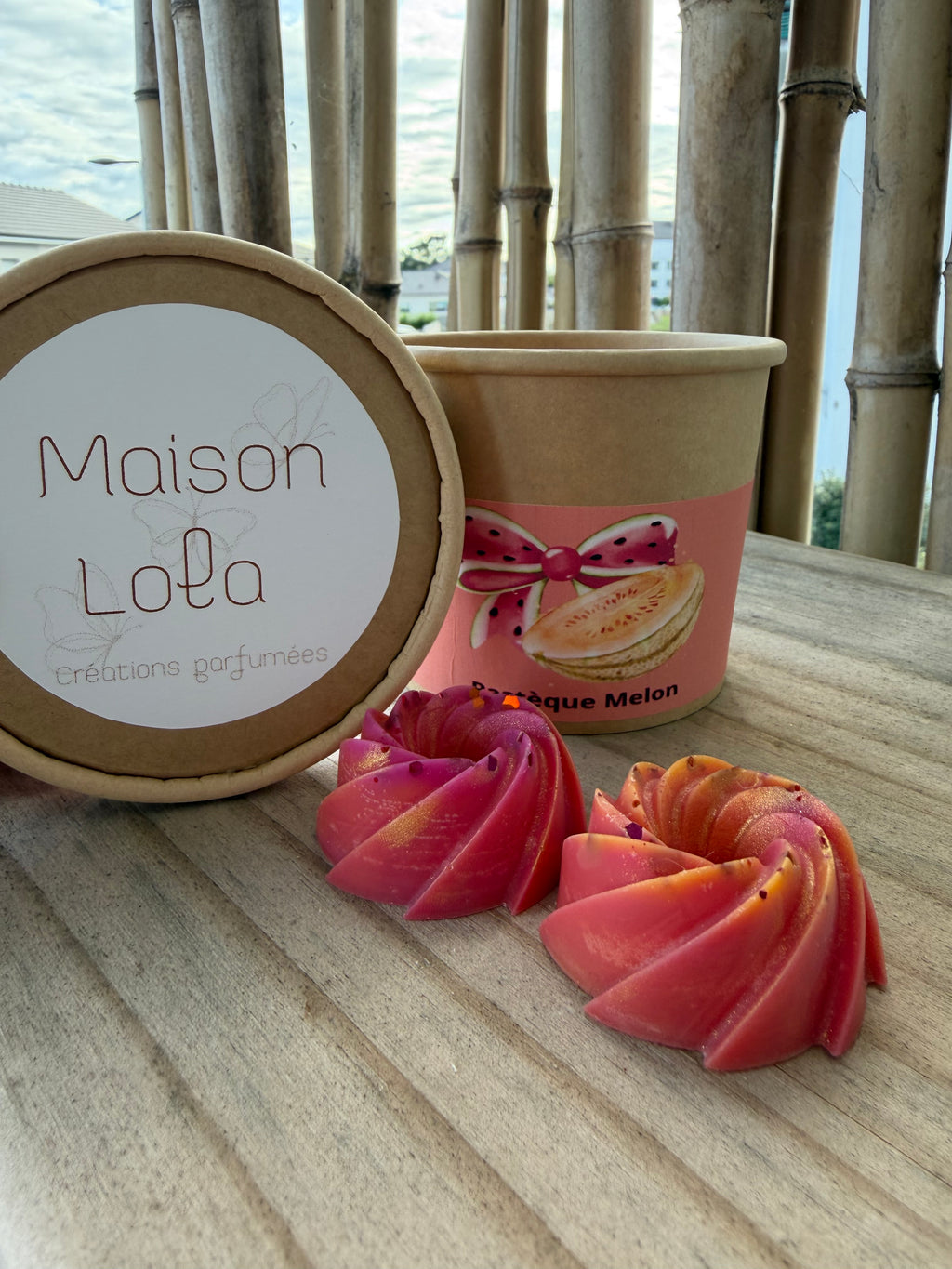 Boîte à fondants parfumés - Pastèque 🍉 Melon 🍈