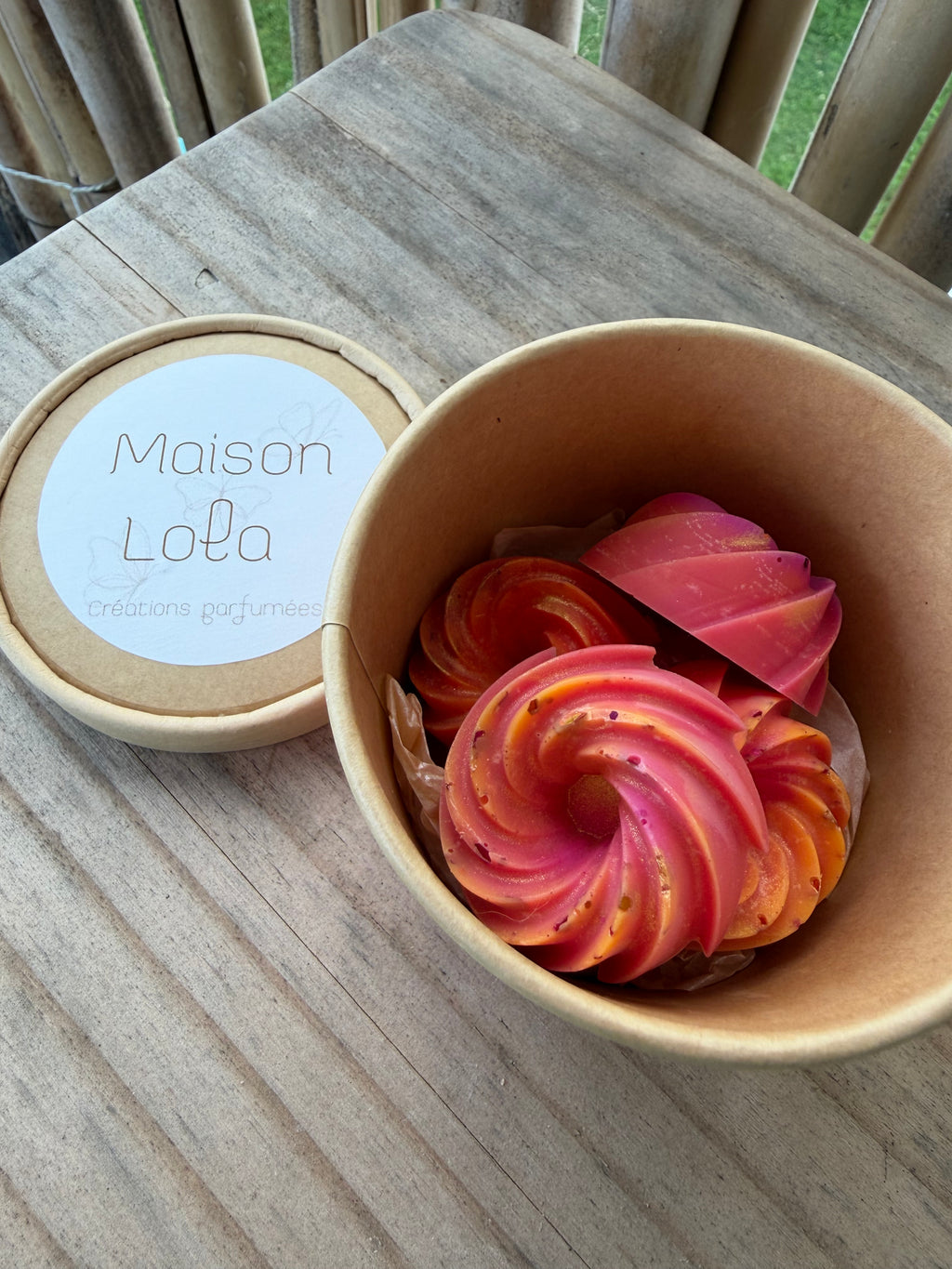 Boîte à fondants parfumés - Pastèque 🍉 Melon 🍈