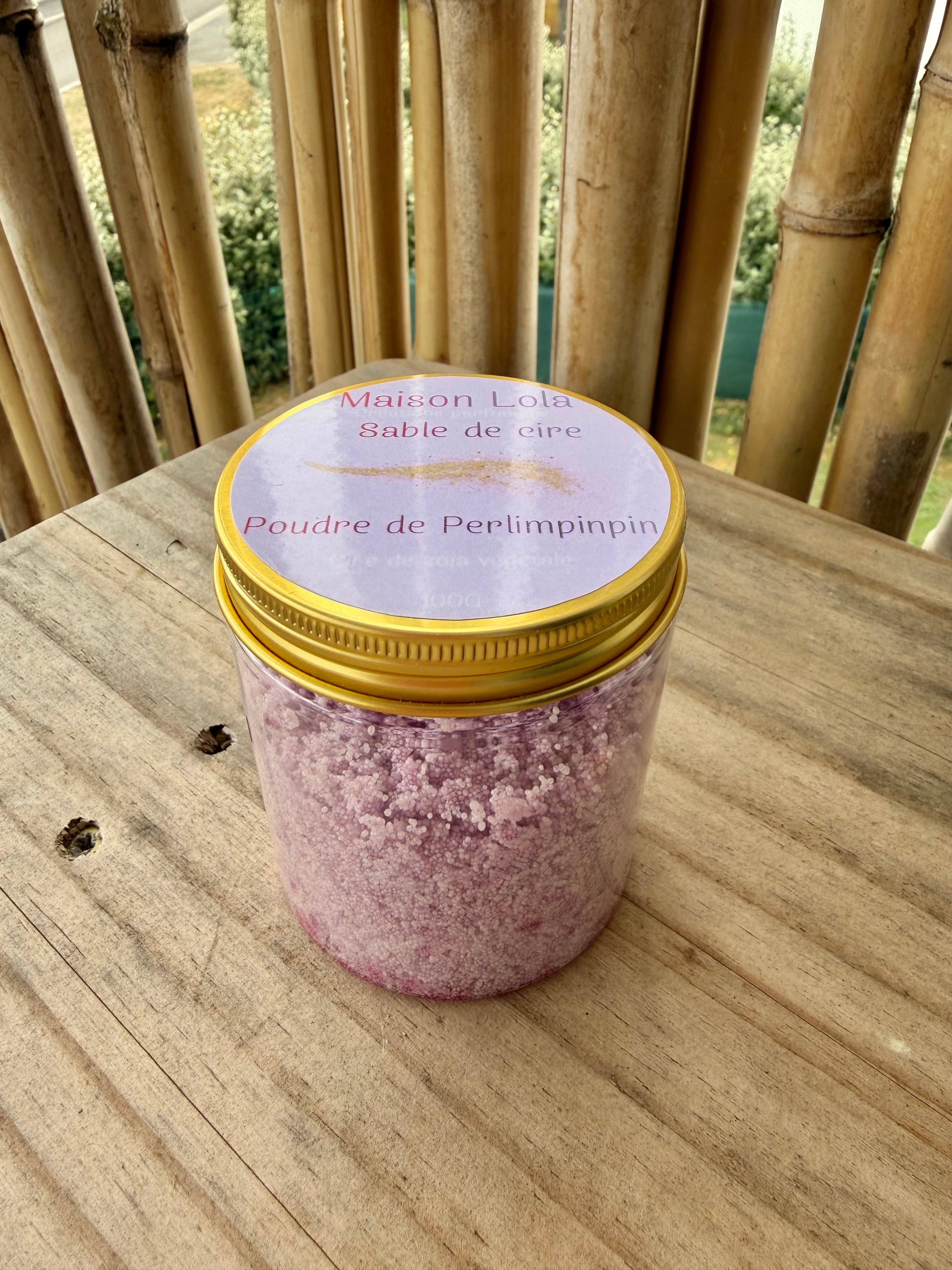 Sable de cire parfumé - Poudre de perlimpinpin