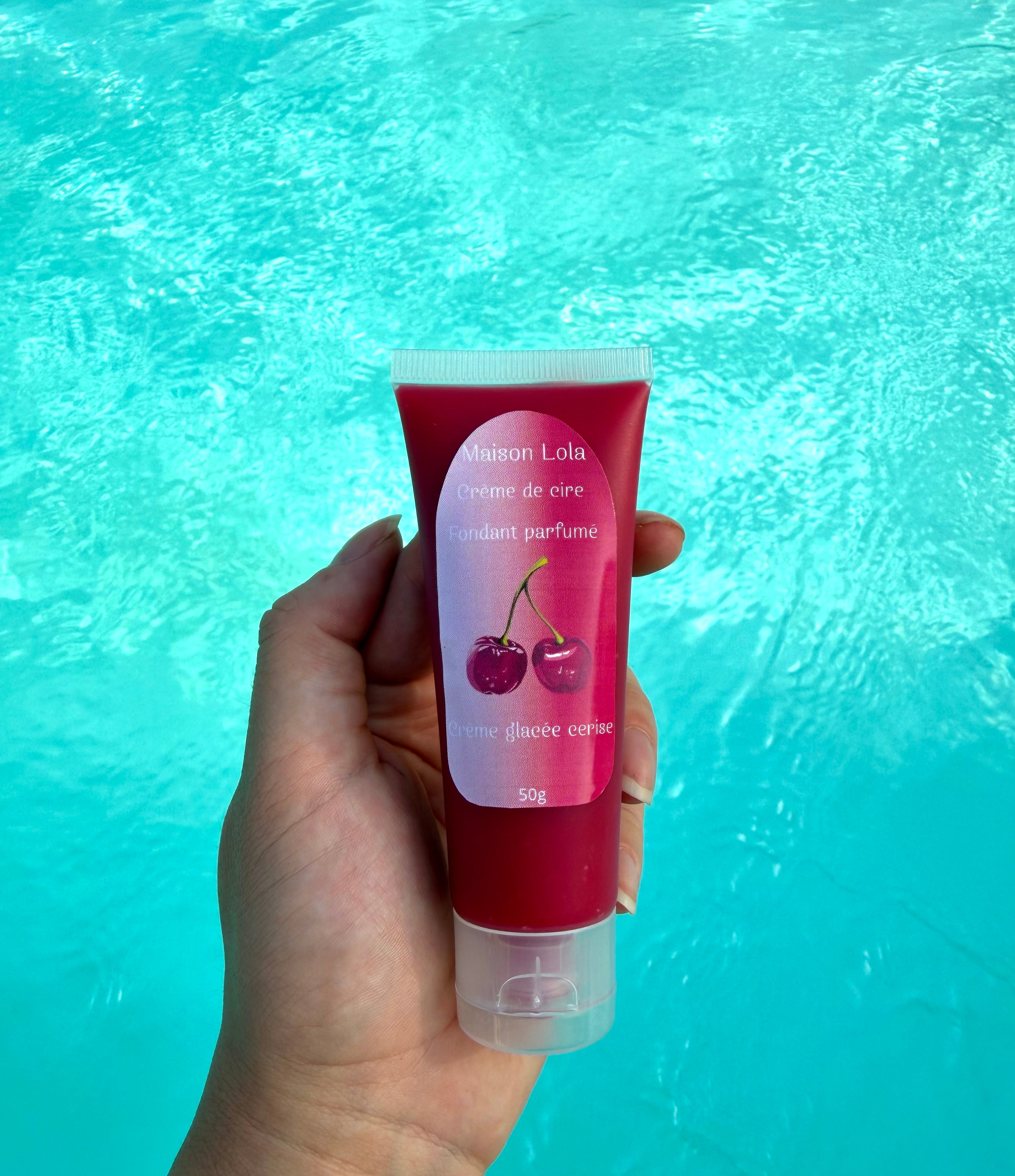 Crème de cire - Crème glacée cerise🍒