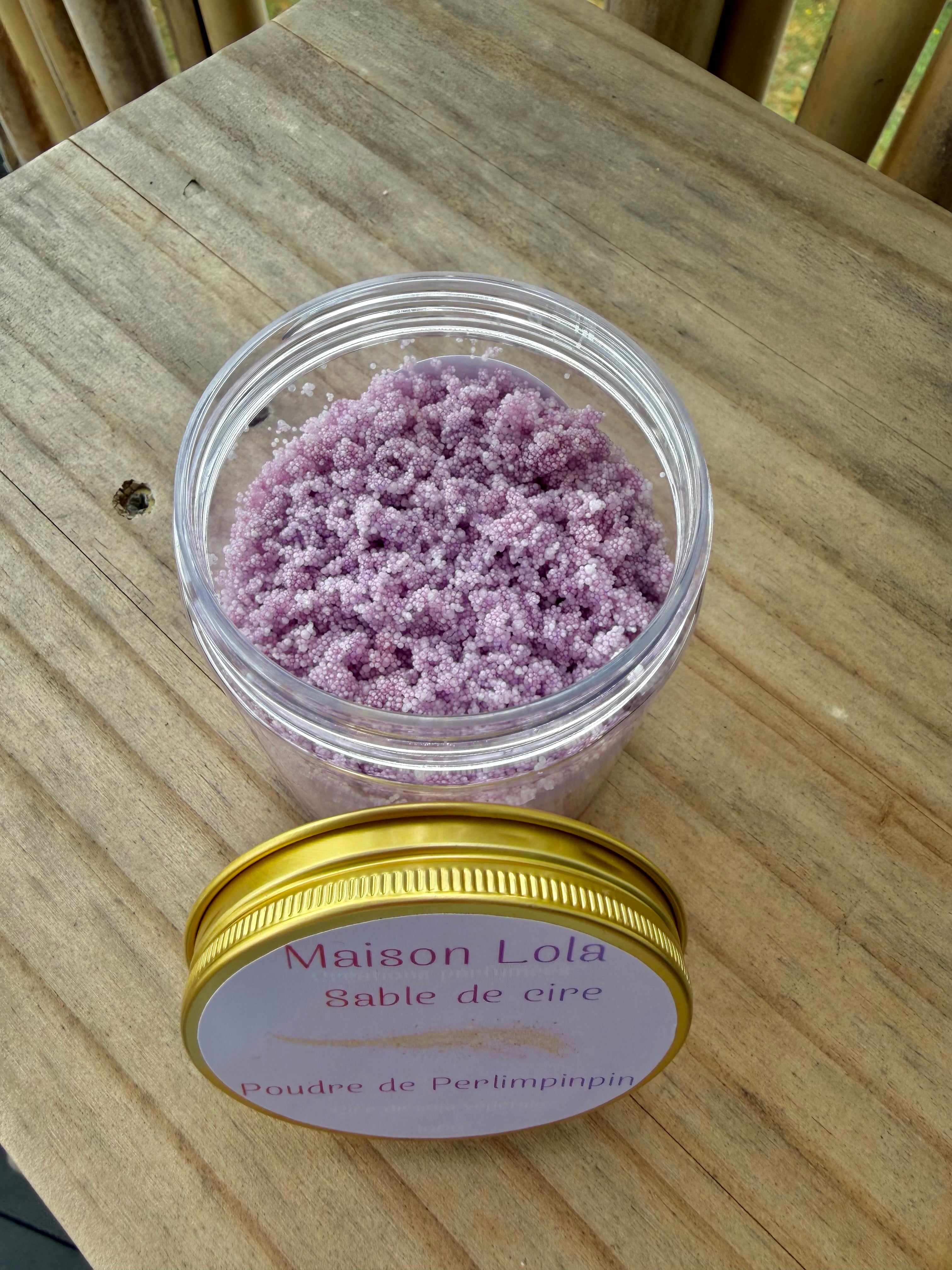 Sable de cire parfumé - Poudre de perlimpinpin