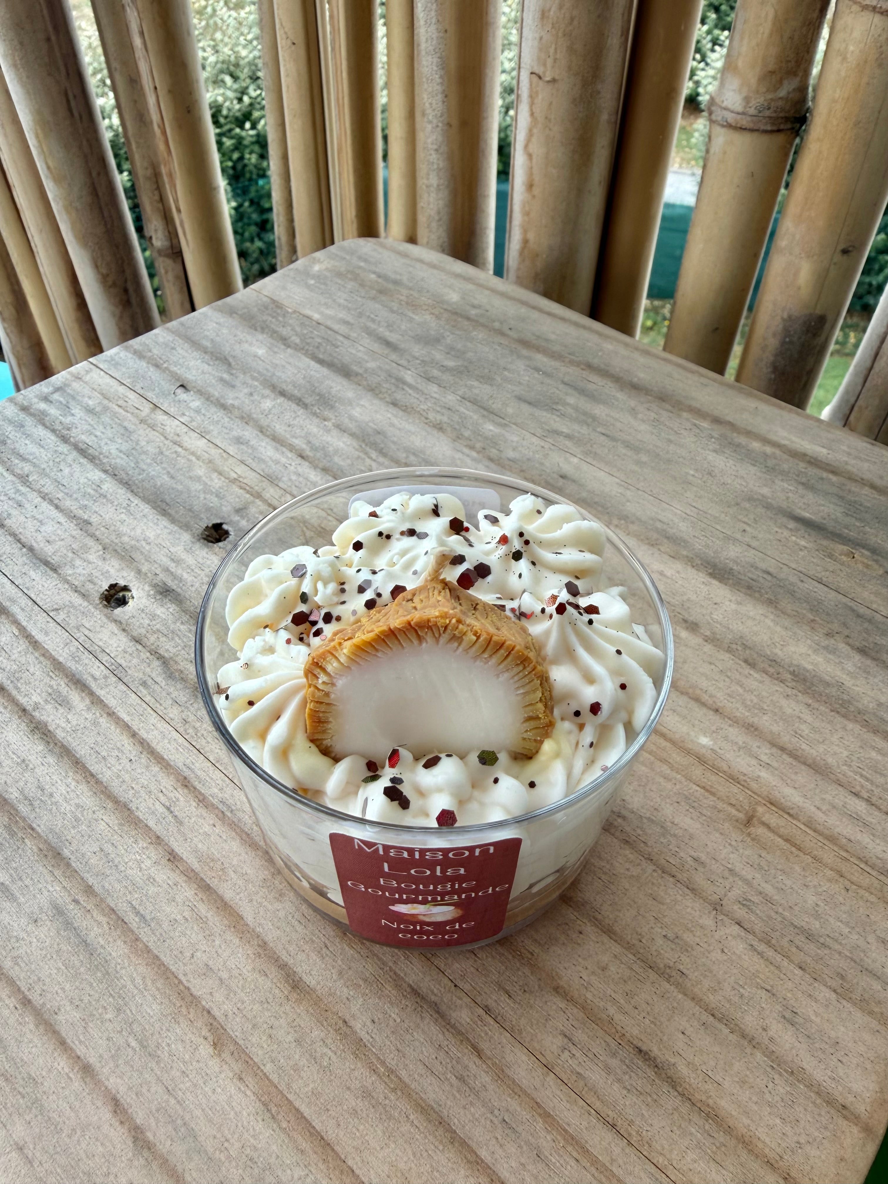 Bougie gourmande - Noix de coco