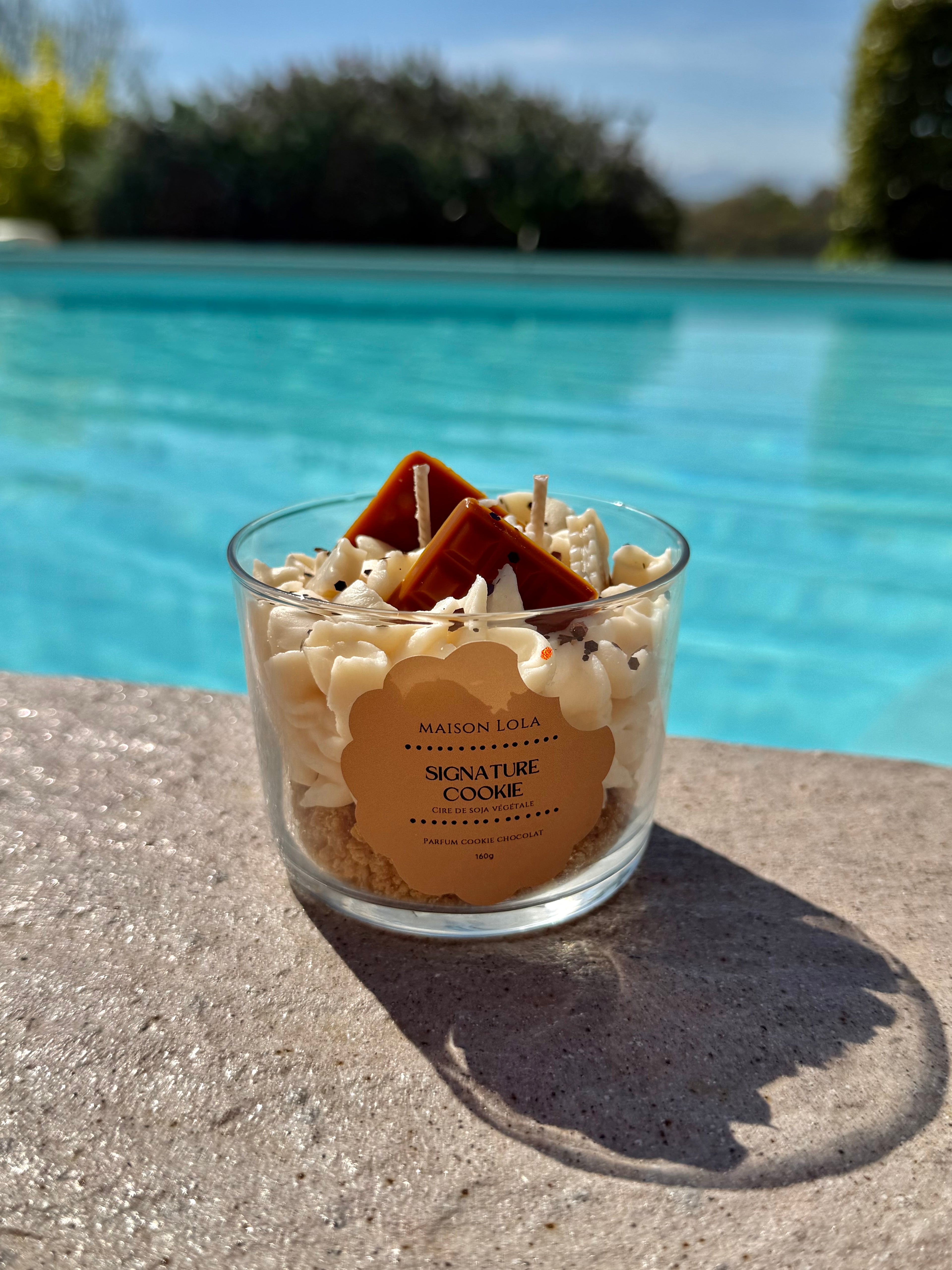 Bougie gourmande chantilly - Cookie Chocolat