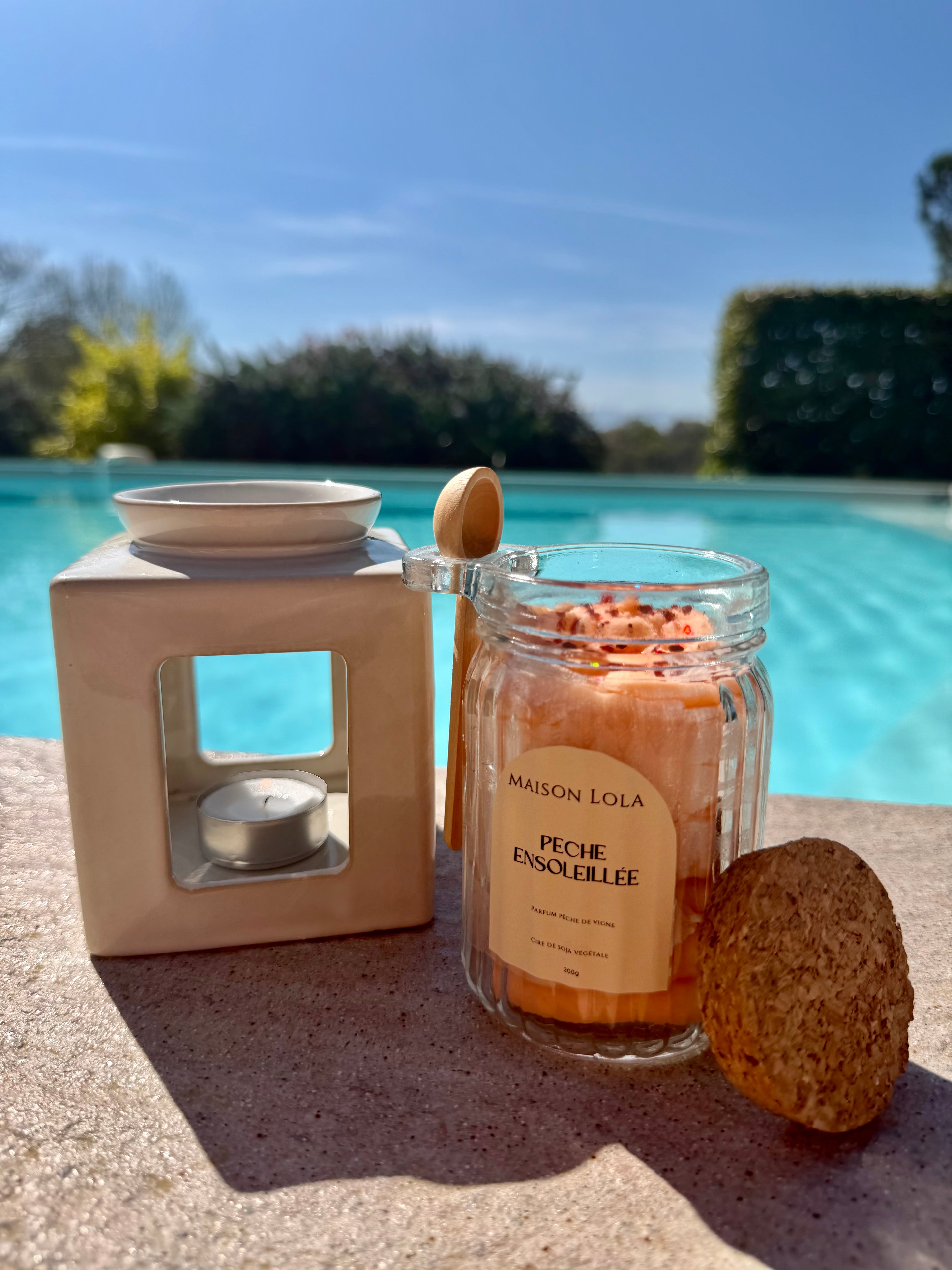 Fondant chantilly - Pêche de vigne