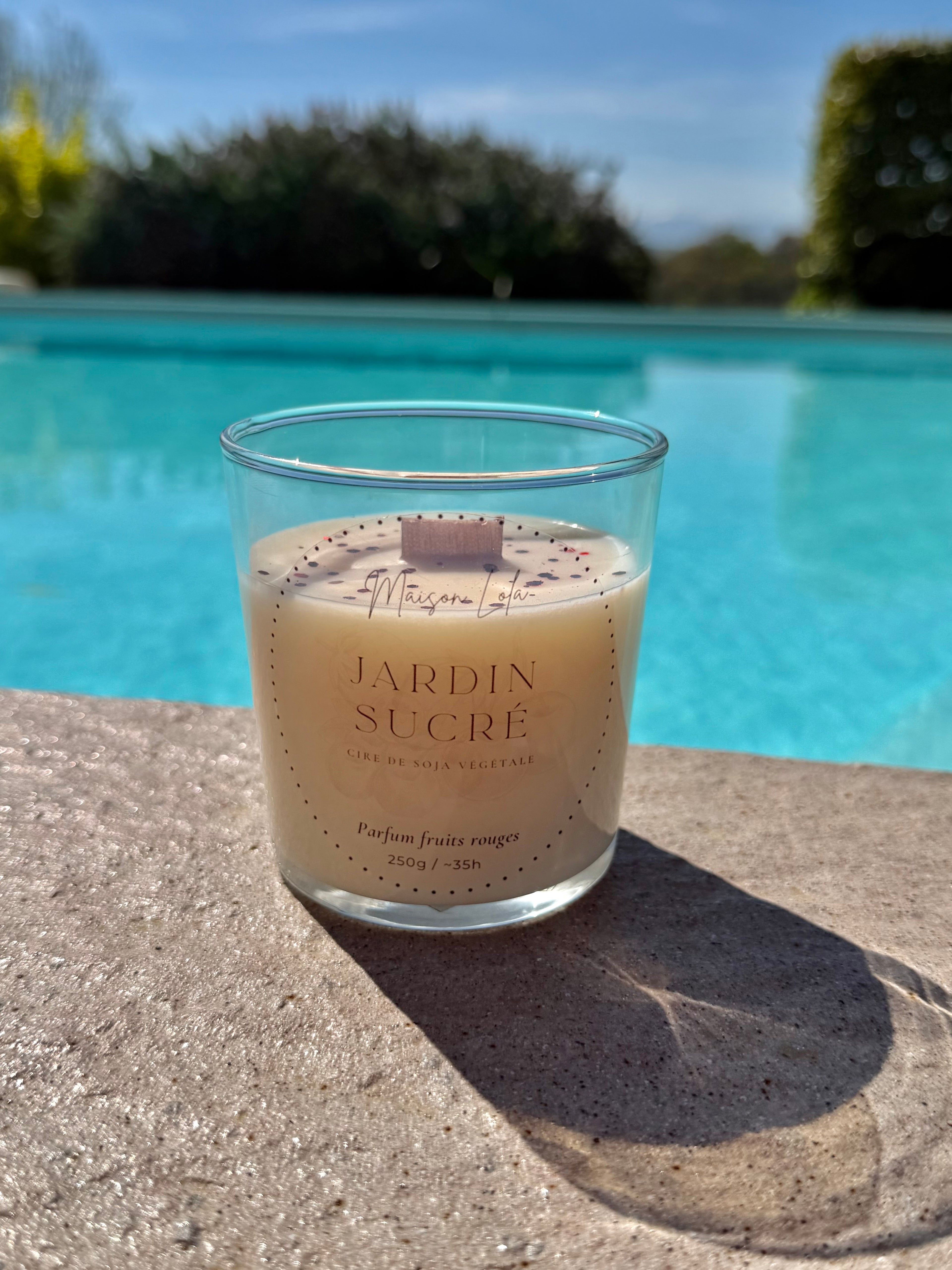 Bougie parfumée - Jardin sucré