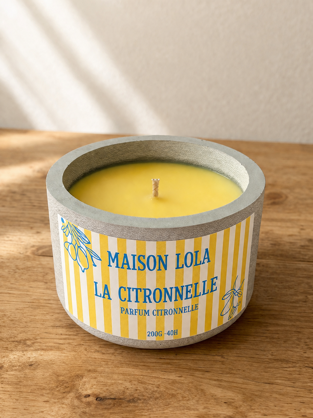Bougie parfumée - La citronnelle